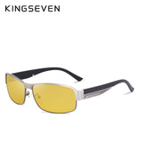 KINGSEVEN Night Vision Sunglasses Men Goggles Yellow Driving Eyewear Man Polarized Sun glasses for Night gafas de sol