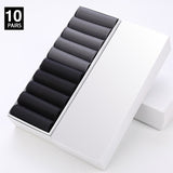 HSS 10Pairs Business Men Silk Socks Tear-resistant Breathable Casual Socks Ultra-thin Coolest Nylon Man Socks Stretchy Stockings