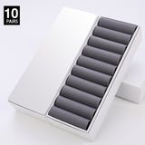 HSS 10Pairs Business Men Silk Socks Tear-resistant Breathable Casual Socks Ultra-thin Coolest Nylon Man Socks Stretchy Stockings