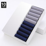 HSS 10Pairs Business Men Silk Socks Tear-resistant Breathable Casual Socks Ultra-thin Coolest Nylon Man Socks Stretchy Stockings