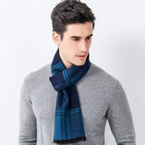 Autumn and winter new stripes business men scarf Leisure comfortable lattice men scarf