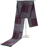 Autumn and winter new stripes business men scarf Leisure comfortable lattice men scarf