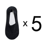 5 Pairs Fashion Women Girls Summer Socks Style Lace Flower Short Sock Antiskid Invisible Ankle Socks 2019 New 7 colors