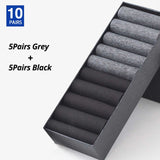 HSS Brand 10Pairs Men Summer Socks High Quality Business Casual Thin Socks Breathable Bamboo Male Cool Socks Ultra-thin Meias