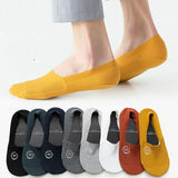 Summer thin men's cotton deodorant sweat-absorbent stealth socks Silicone non-slip comfortable breathable alphabet male socks