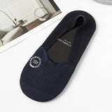 Summer thin men's cotton deodorant sweat-absorbent stealth socks Silicone non-slip comfortable breathable alphabet male socks