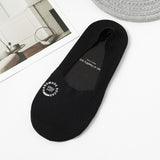 Summer thin men's cotton deodorant sweat-absorbent stealth socks Silicone non-slip comfortable breathable alphabet male socks