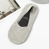 Summer thin men's cotton deodorant sweat-absorbent stealth socks Silicone non-slip comfortable breathable alphabet male socks
