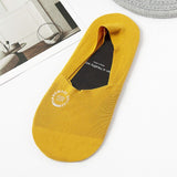 Summer thin men's cotton deodorant sweat-absorbent stealth socks Silicone non-slip comfortable breathable alphabet male socks