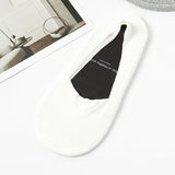 Summer thin men's cotton deodorant sweat-absorbent stealth socks Silicone non-slip comfortable breathable alphabet male socks